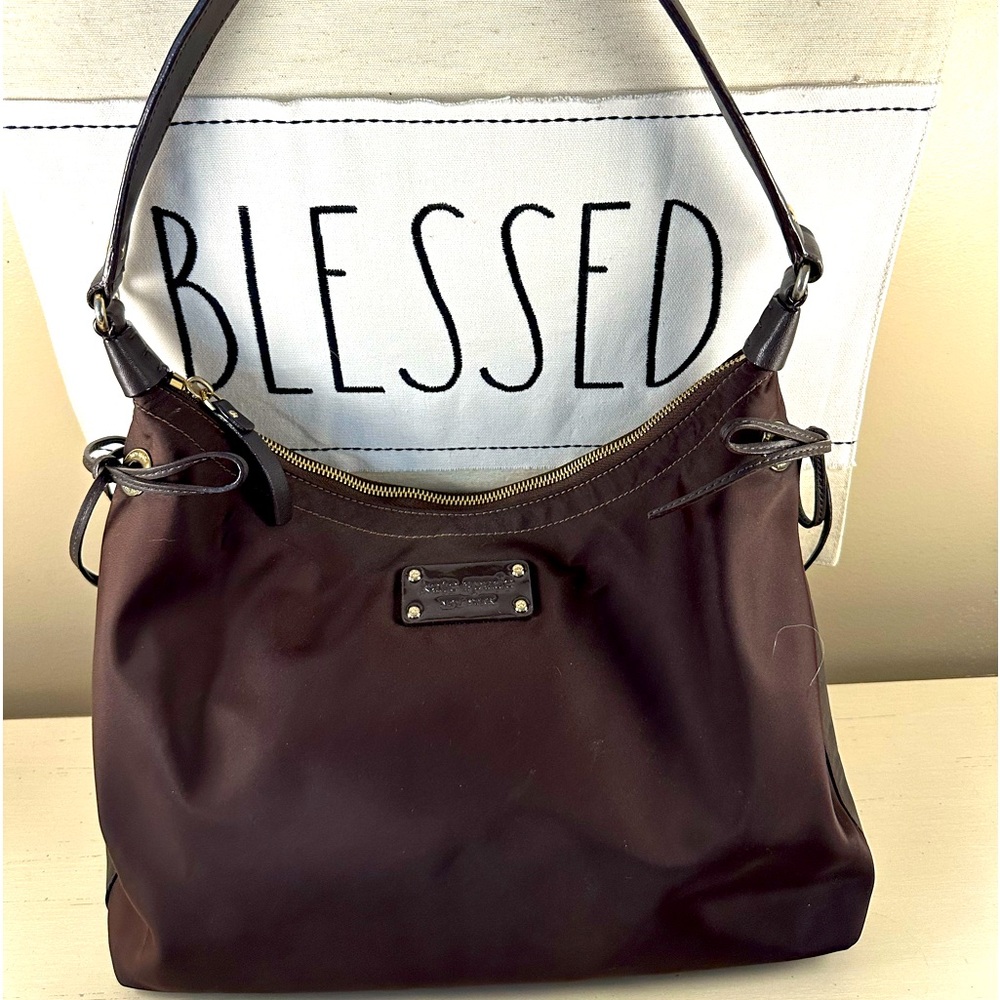 Kate Spade Brown Nylon Handbag
